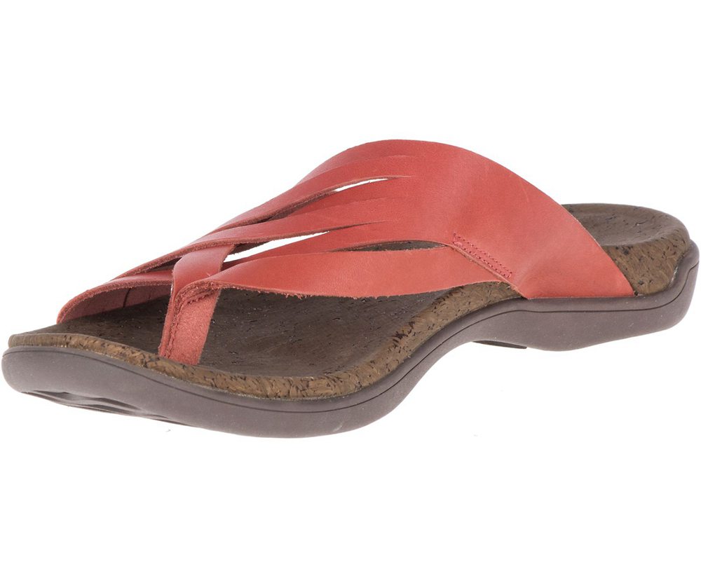 Sandálias Senhora - Merrell District Mahana Post - Vermelhas - WTZ365104